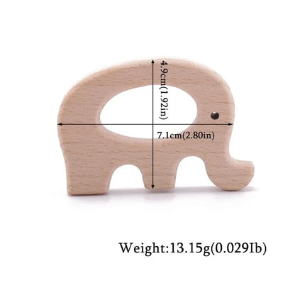 Wooden Teether Animal