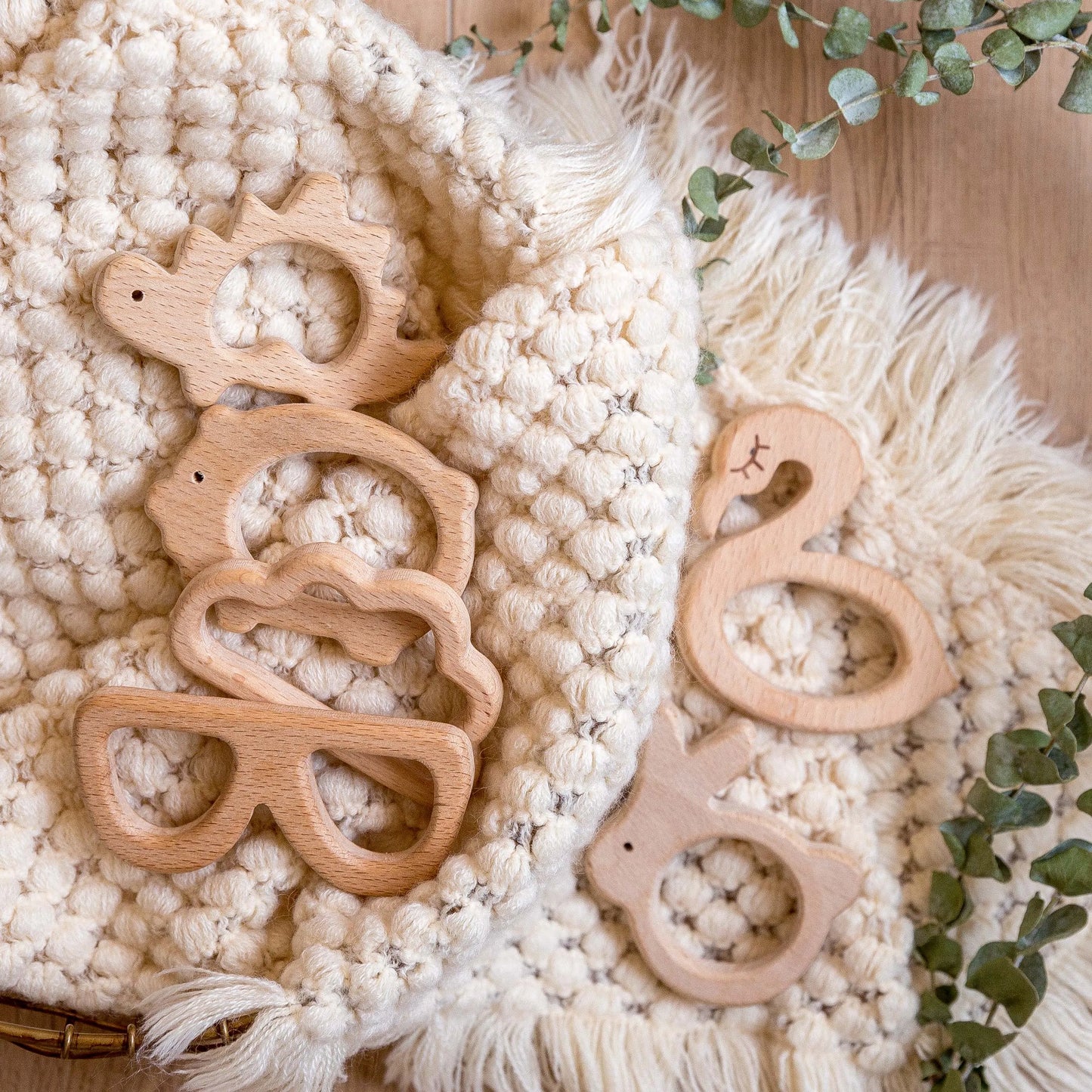 Wooden Teether Animal