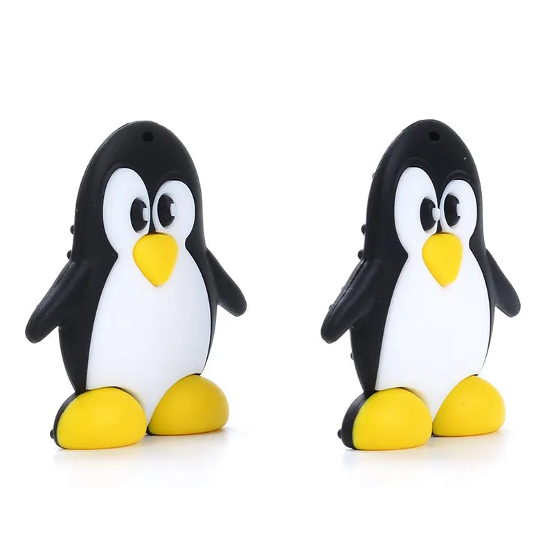 Silicone Cartoon Penguin Teether