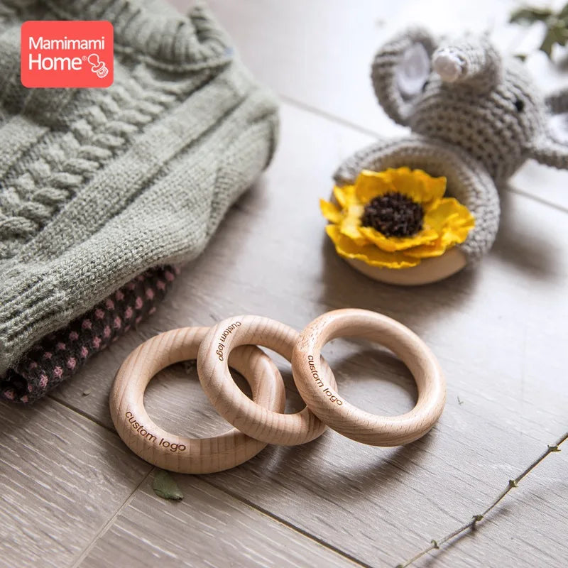 Customize Logo Wooden Ring