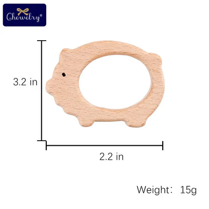 Wooden Teether Animal