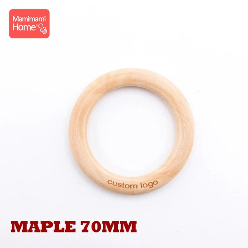 Customize Logo Wooden Ring