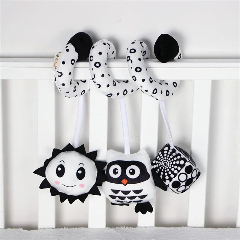 Sensory Baby Plush Rattle Toy