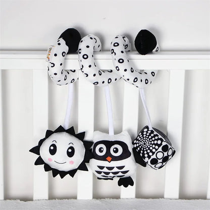 Sensory Baby Plush Rattle Toy