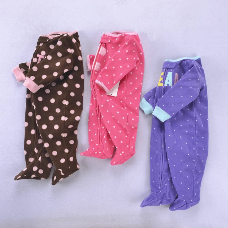 Winter Warm Newborn Romper Pajamas