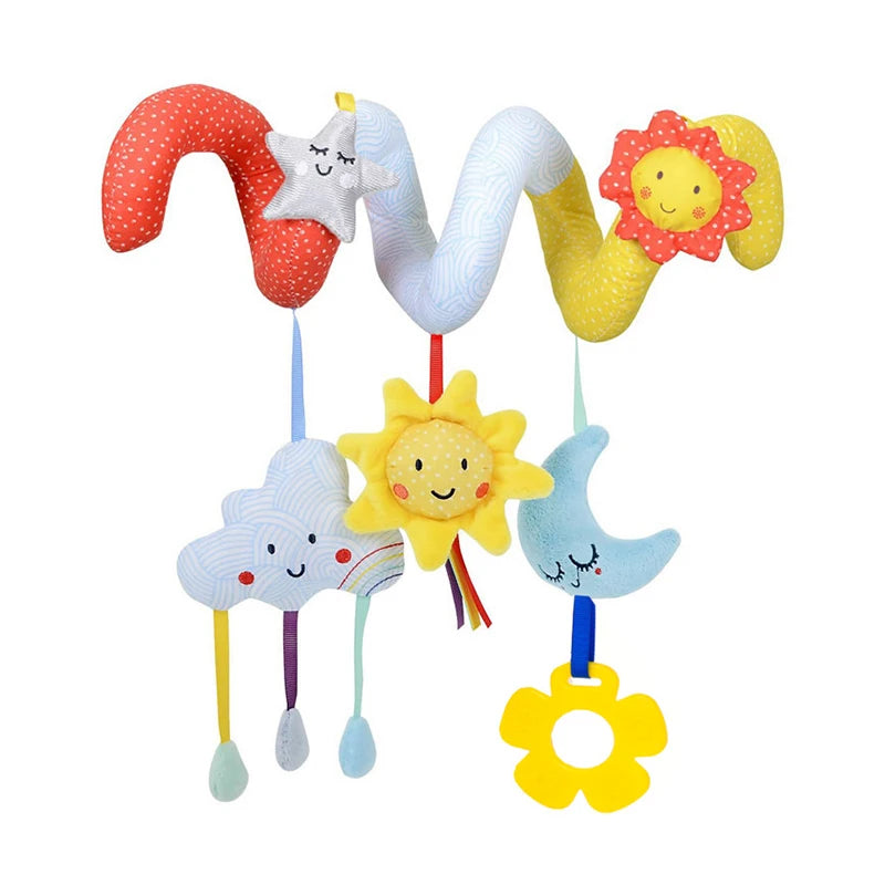 Sensory Baby Plush Rattle Toy