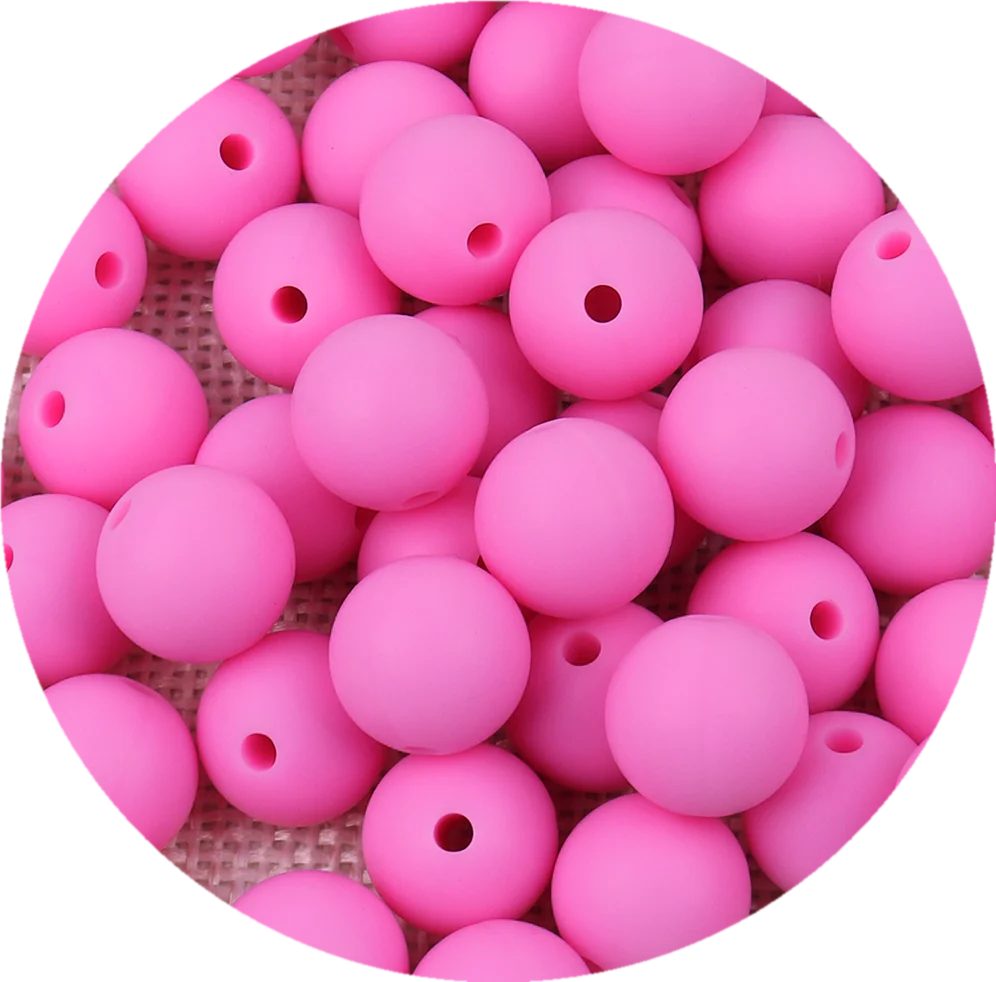 15mm Silicone Beads
