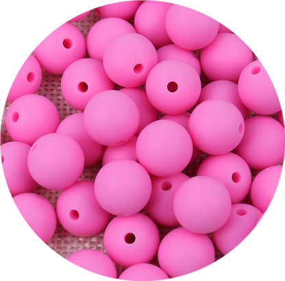 15mm Silicone Beads