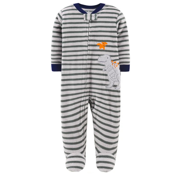 Winter Warm Newborn Romper Pajamas