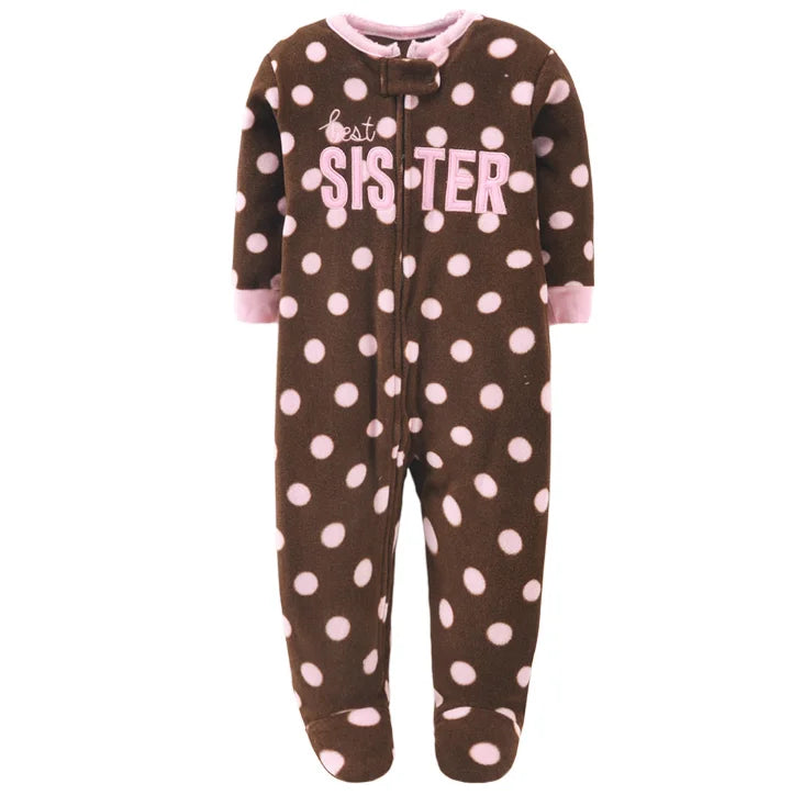 Winter Warm Newborn Romper Pajamas