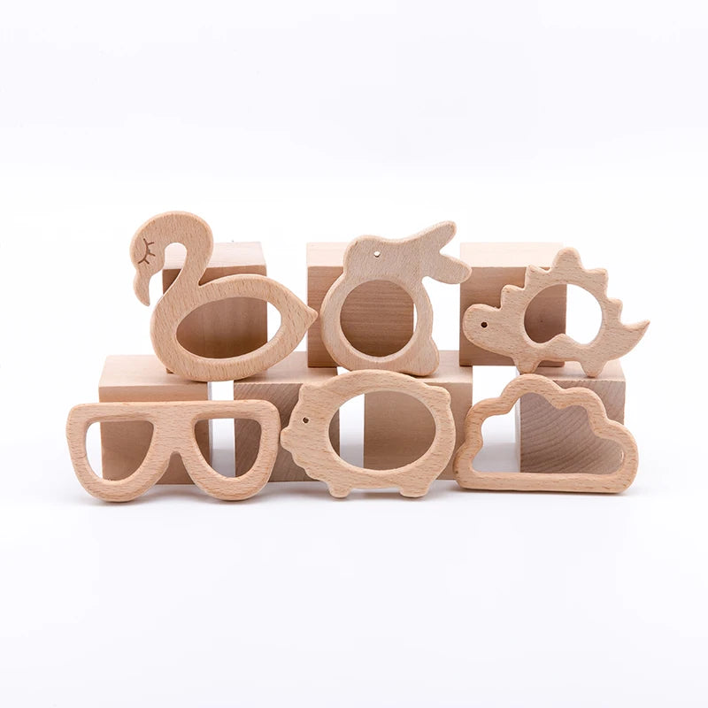 Wooden Teether Animal