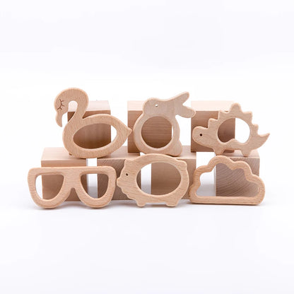 Wooden Teether Animal