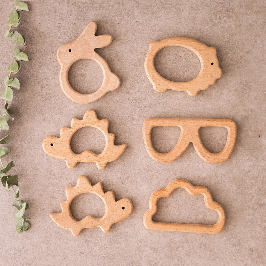 Wooden Teether Animal