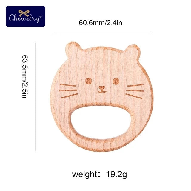 Wooden Teether Animal