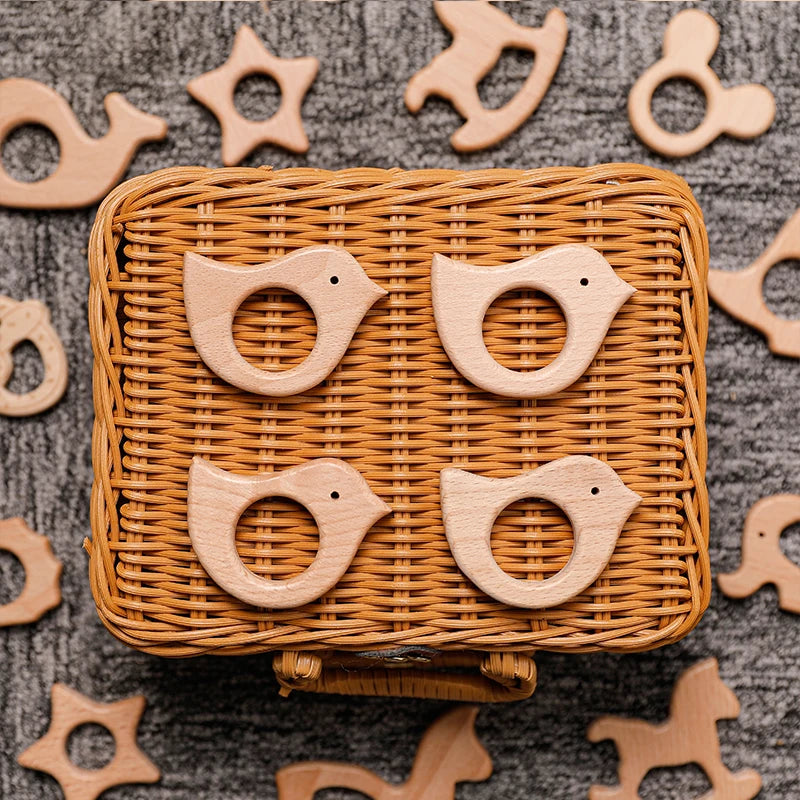 Wooden Teether Animal