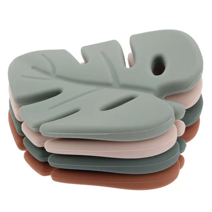 Cartoon Leaf Baby Silicone Teether