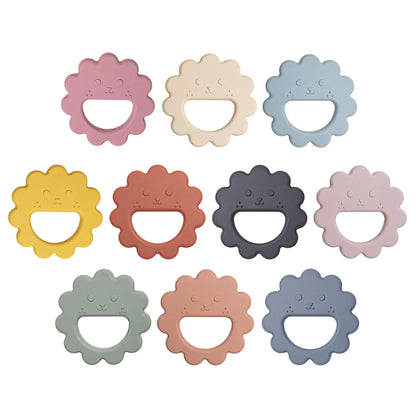 Cartoon Leaf Baby Silicone Teether