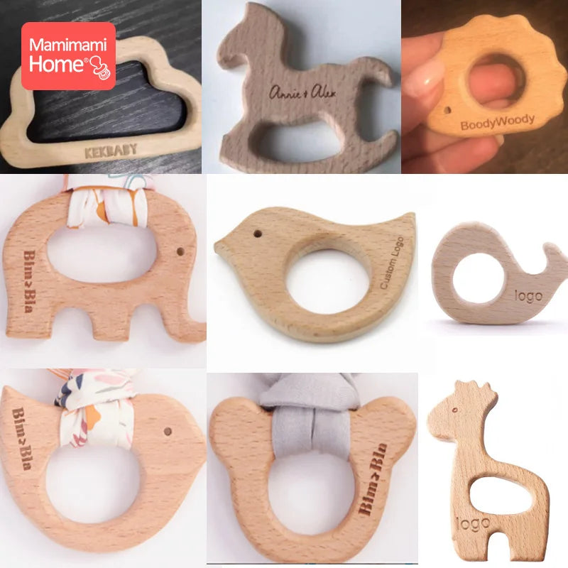 Customize Logo Wooden Ring