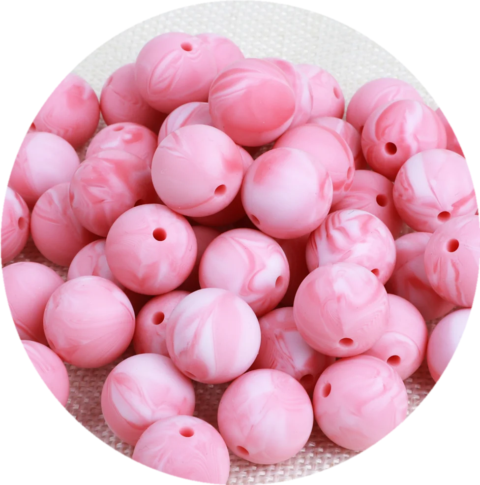 15mm Silicone Beads