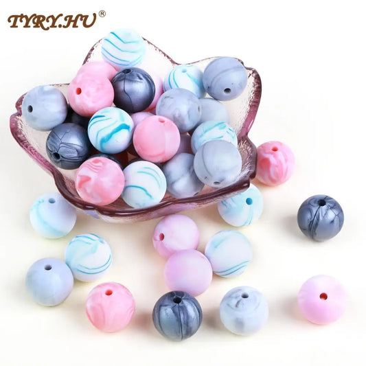 15mm Silicone Beads