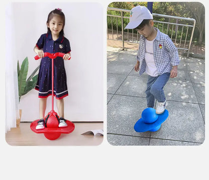 Bouncing Ball with Handle and Pump