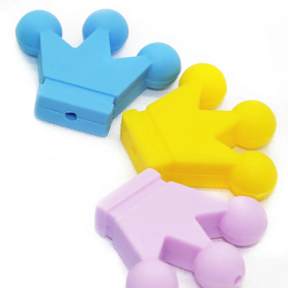 Food Grade Silicone Small Crown Beads