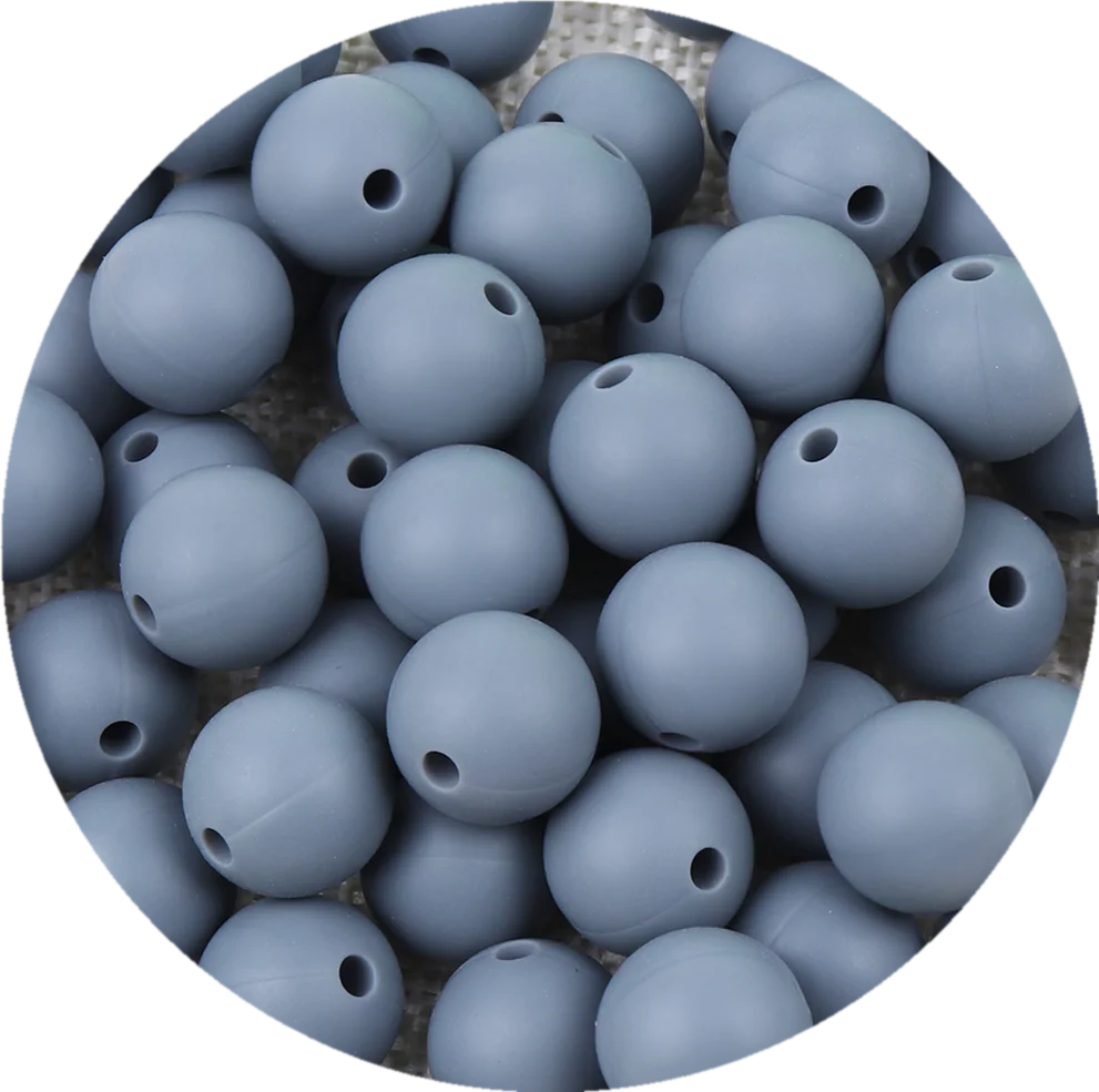 15mm Silicone Beads