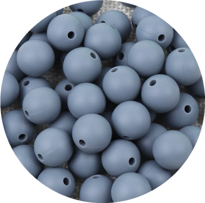 15mm Silicone Beads