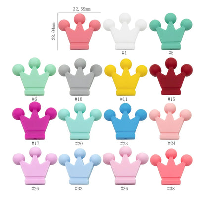 Silicone Crown Beads