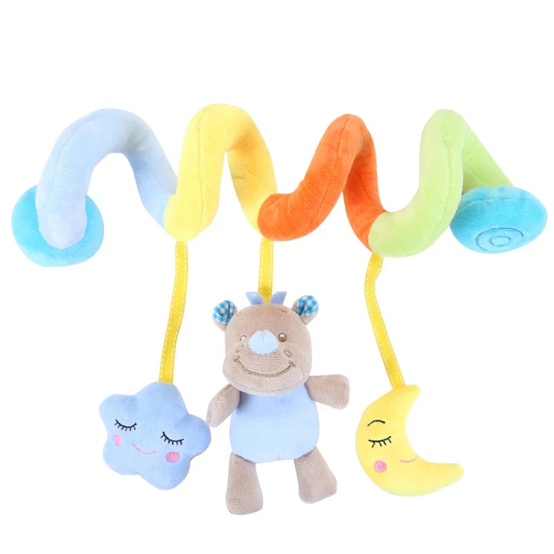 Sensory Baby Plush Rattle Toy