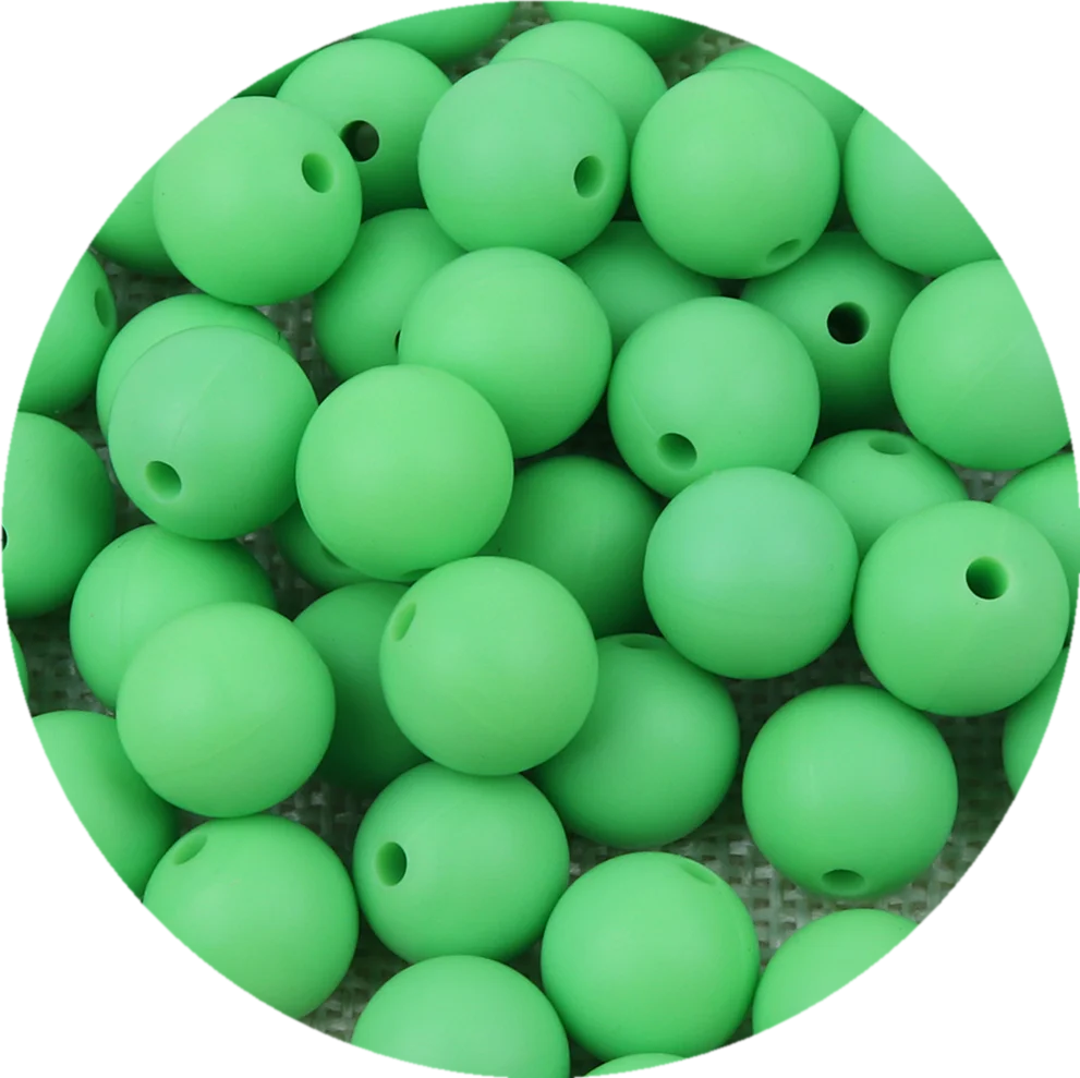 15mm Silicone Beads
