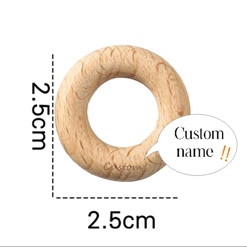 Customize Logo Wooden Ring