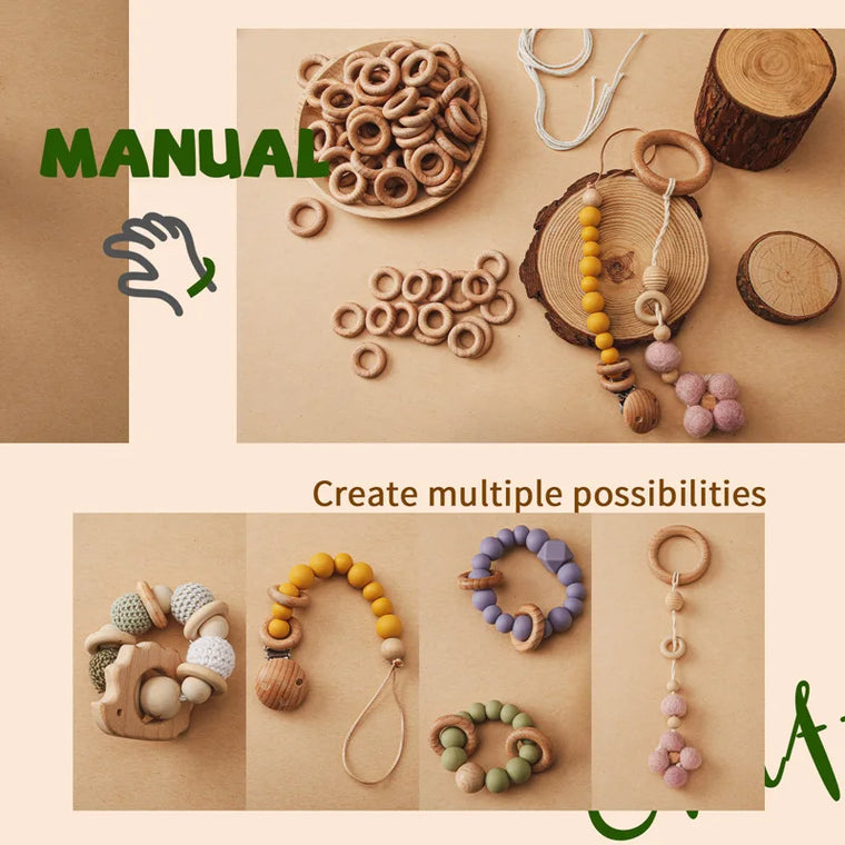 Wooden Rings Baby Beech Teether