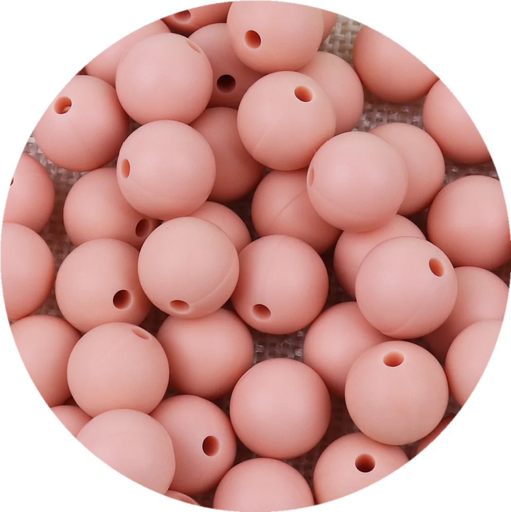 15mm Silicone Beads