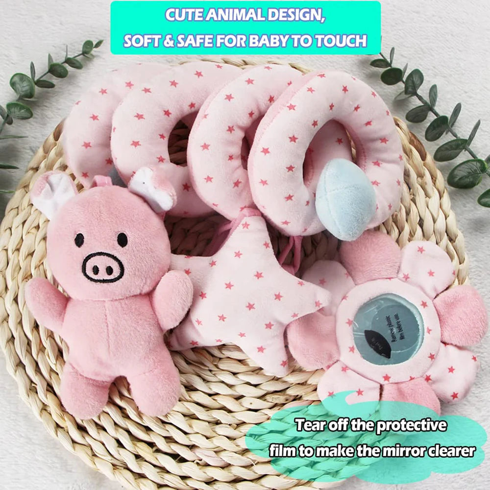 Sensory Baby Plush Rattle Toy