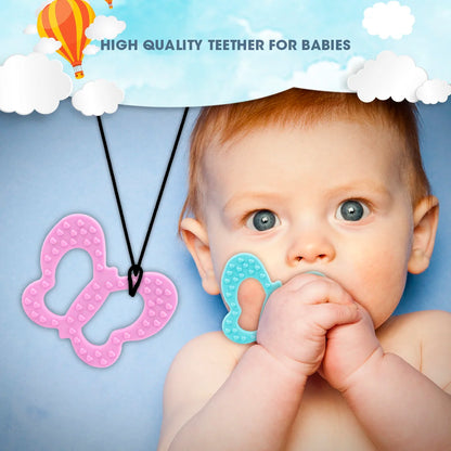 Cartoon Leaf Baby Silicone Teether