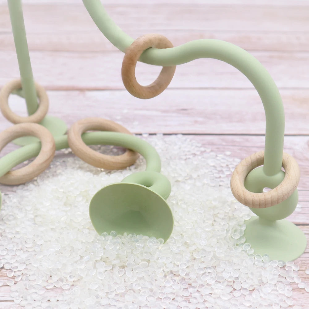 Wood Ring Soft Silicone Teether