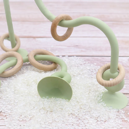 Wood Ring Soft Silicone Teether