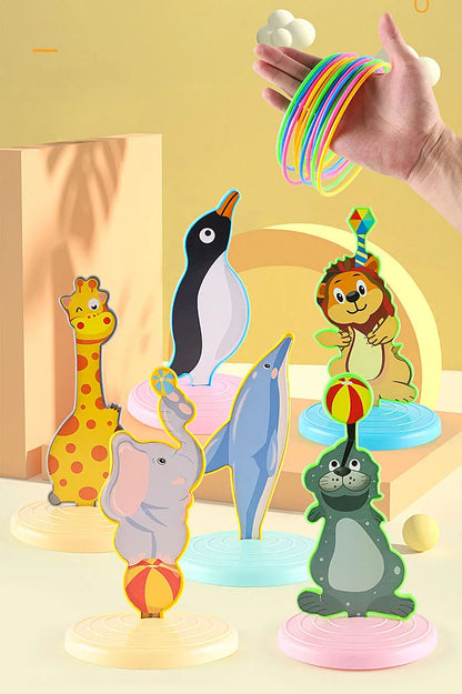 Children Throw Circle Game