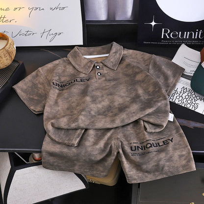 Summer Outfit Polo T-shirt and Shorts