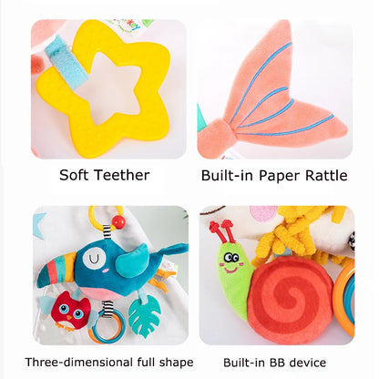 Rattles Crinkle Squeaky