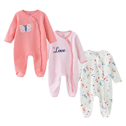 3PCS/Set Autumn Unisex Baby Rompers