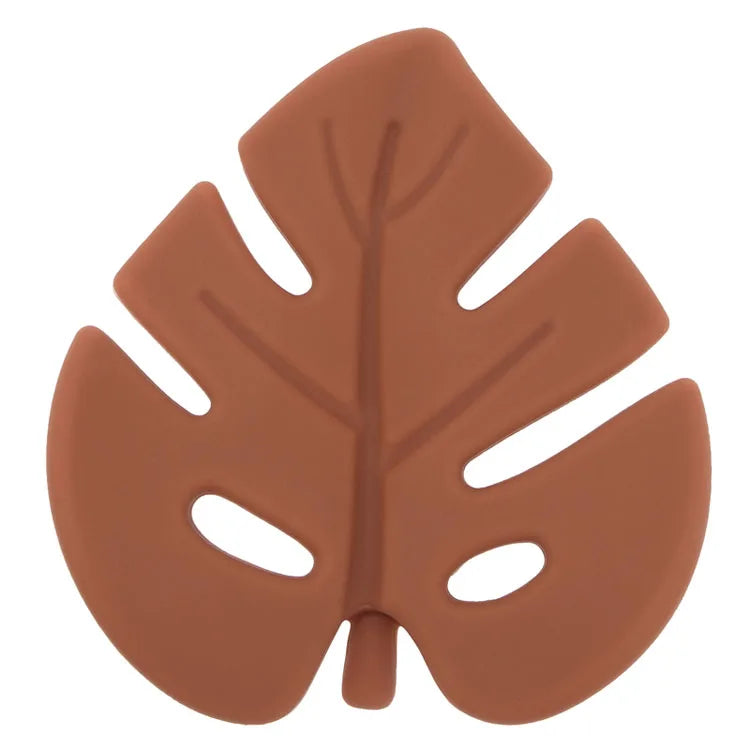 Cartoon Leaf Baby Silicone Teether