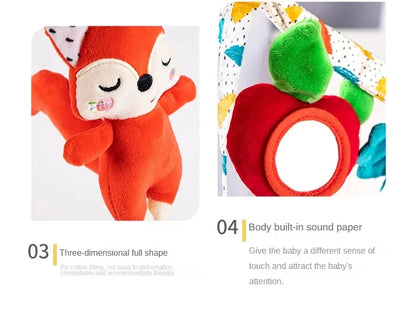 Sensory Baby Plush Rattle Toy