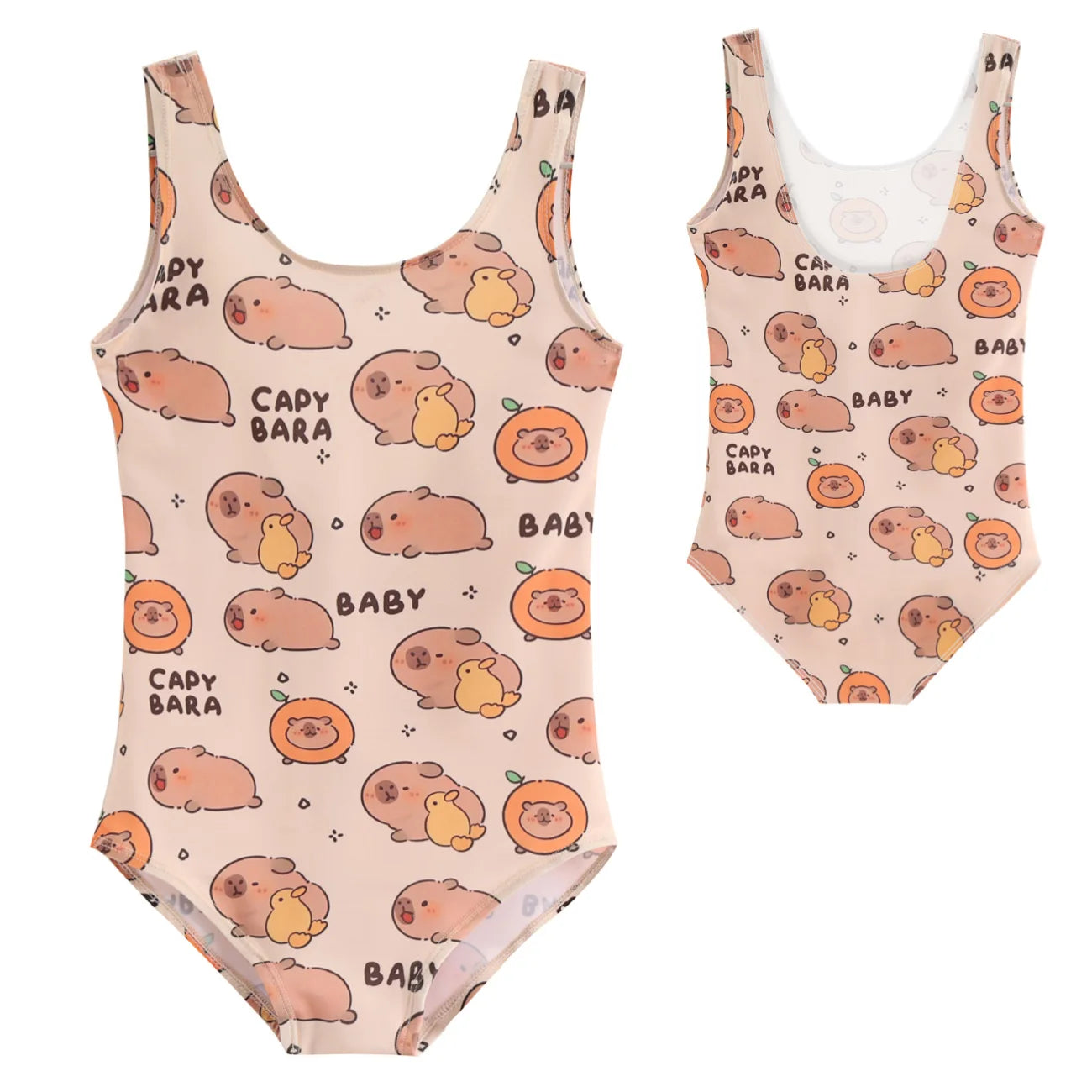 Funny Capybara Swiming Suit