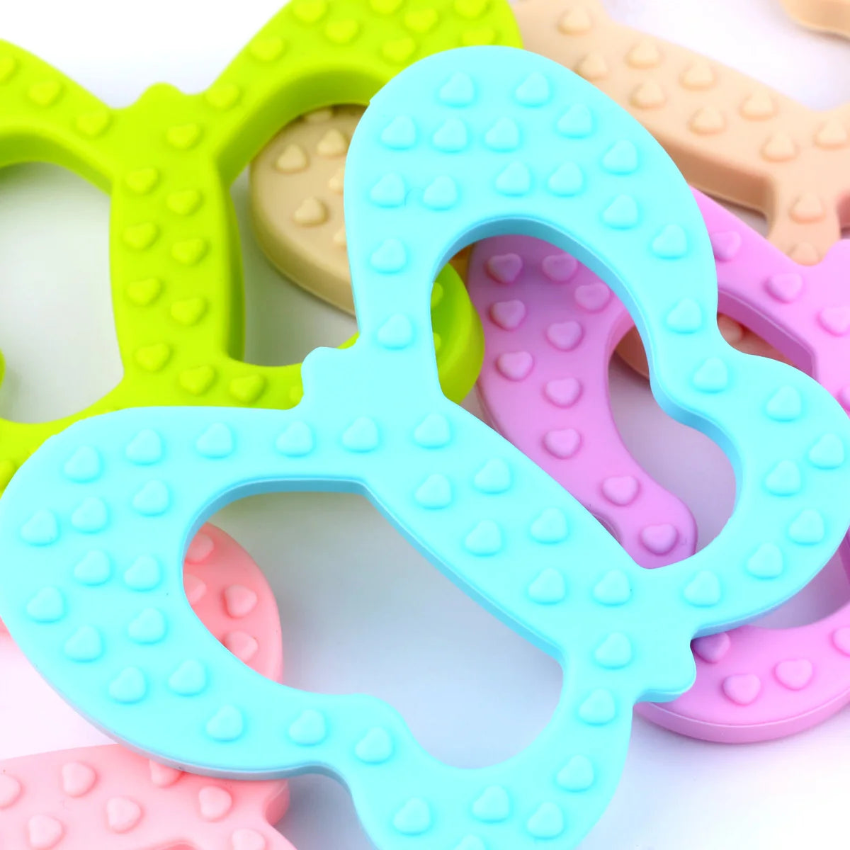 Cartoon Leaf Baby Silicone Teether