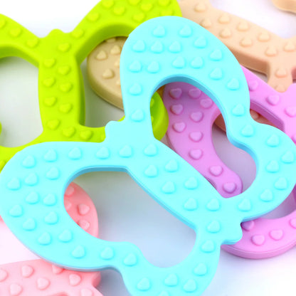 Cartoon Leaf Baby Silicone Teether