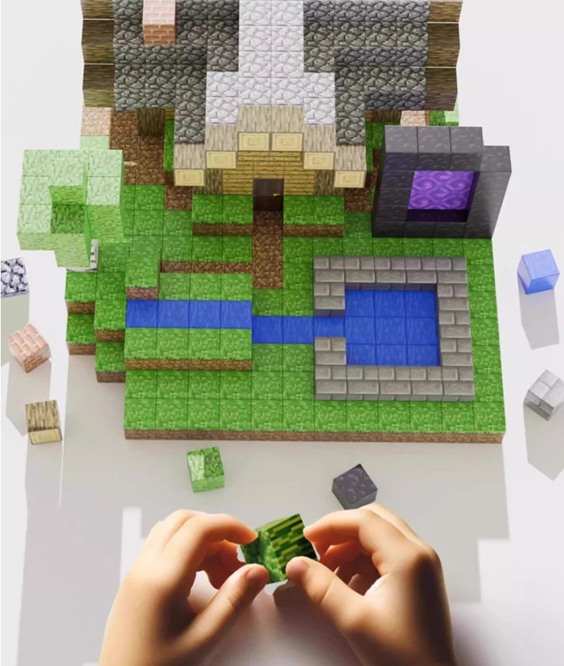 100pcs Magnetic Blocks