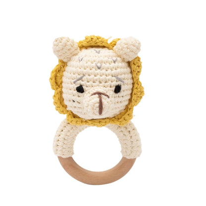 Crochet Animal Bear Rattle Toy