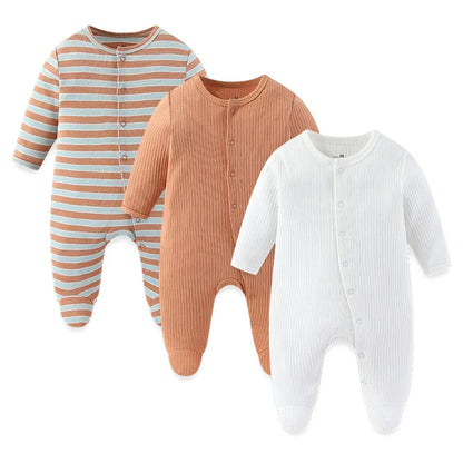 3PCS/Set Autumn Unisex Baby Rompers